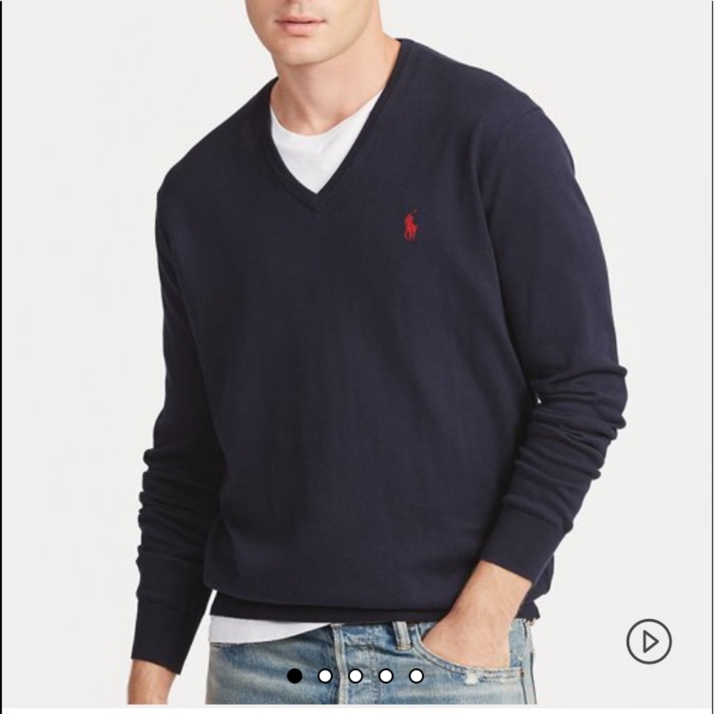 Polo navy sweater